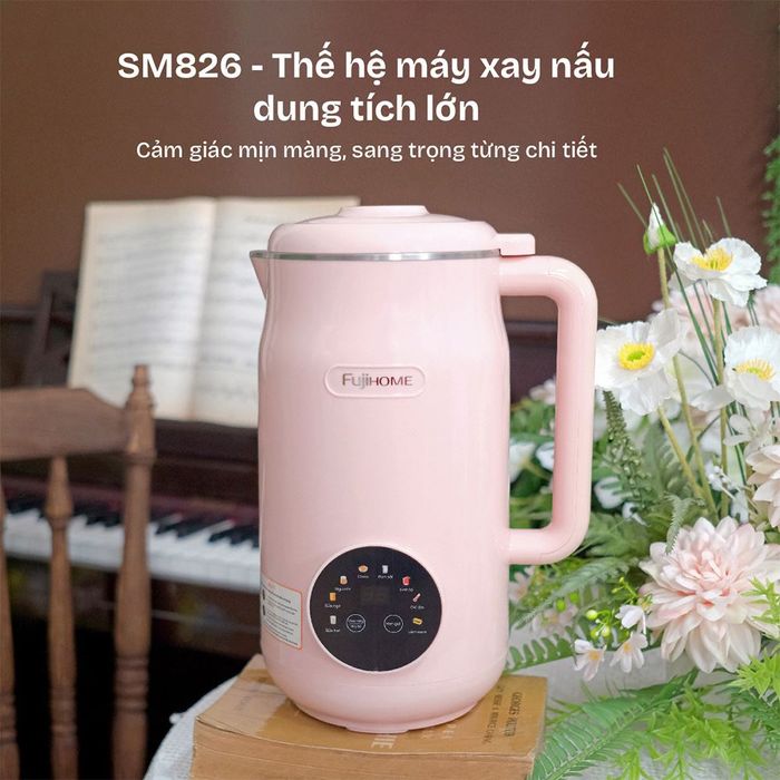 Máy làm sữa hạt đa năng Fujihome SM826 - Thiết kế - Chất liệu