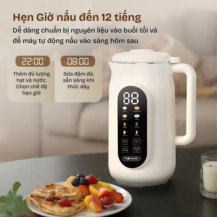 Máy làm sữa hạt đa năng Fujihome SM836 - Tiện ích