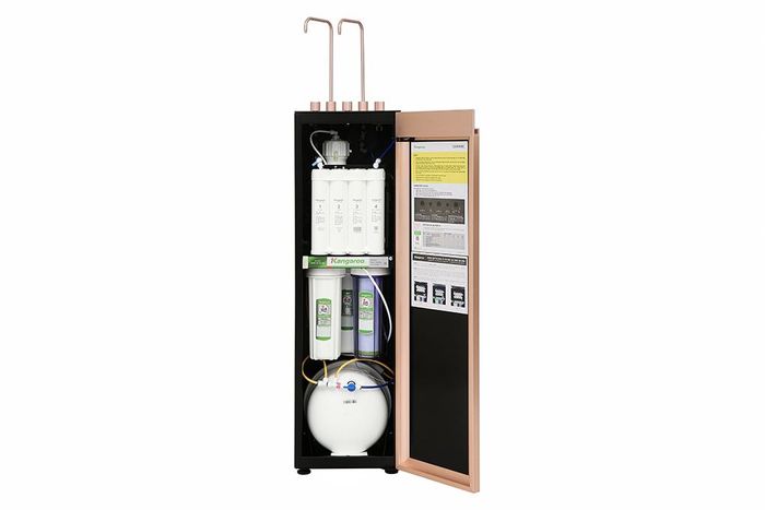 Máy lọc nước RO nóng nguội lạnh Hydrogen ion kiềm Kangaroo KGHC12A2 12 lõi - Lõi lọc