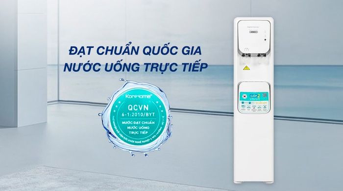 Máy lọc nước RO nóng lạnh Korihome WPK-965 12 lõi - Chứng nhận