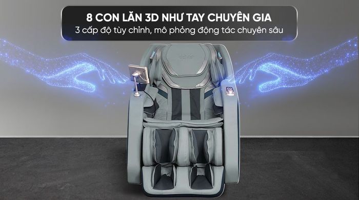 Ghế massage Daikiosan DC104 - Con lăn massage 3D