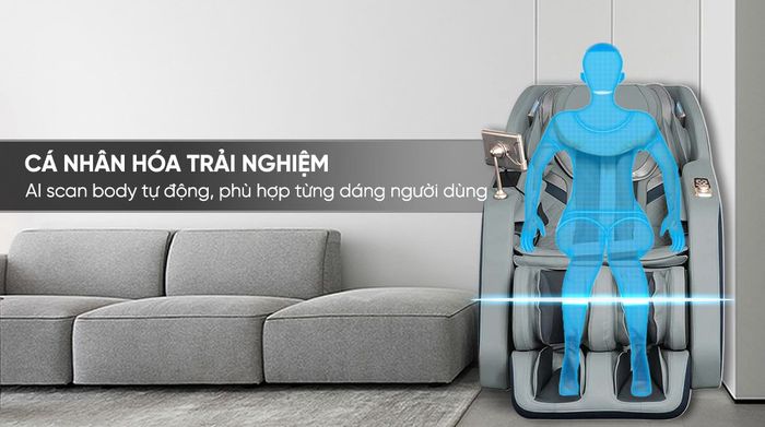 Ghế massage Daikiosan DC104 - Công nghệ Scan Body AI