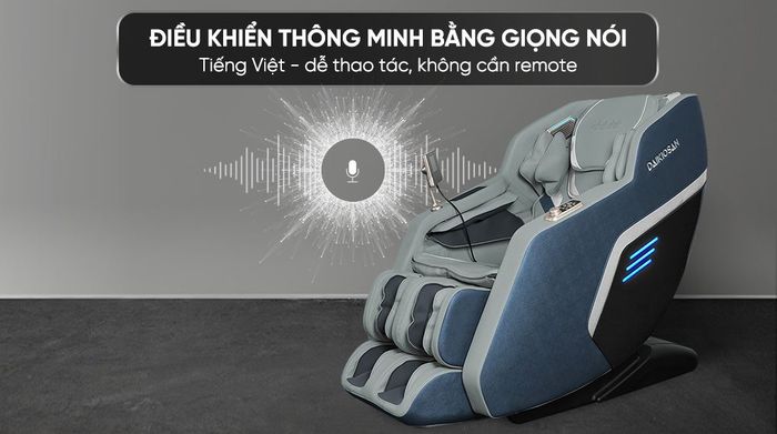 Ghế massage Daikiosan DC104 - Điều khiển bằng giọng nói