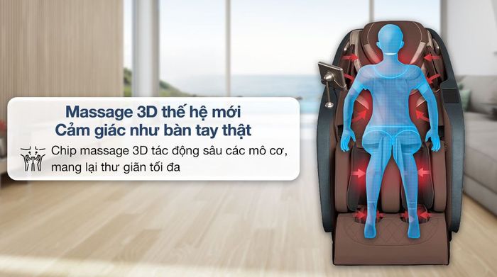 Ghế massage Daikiosan DC107 - Công nghệ thông minh