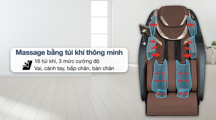 Ghế massage Daikiosan DC107 - Túi khí
