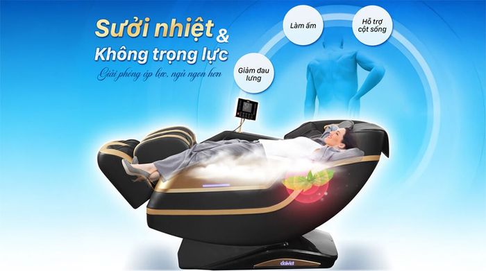 Massage nhiệt - Ghế massage Daikiosan DC200