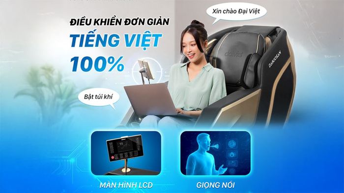 Điều khiển - Ghế massage Daikiosan DC200