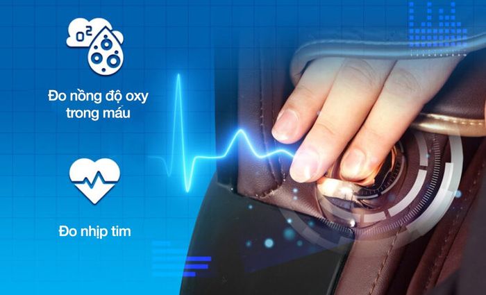 Ghế massage Daikiosan DC300 - Đo chỉ số cơ thể