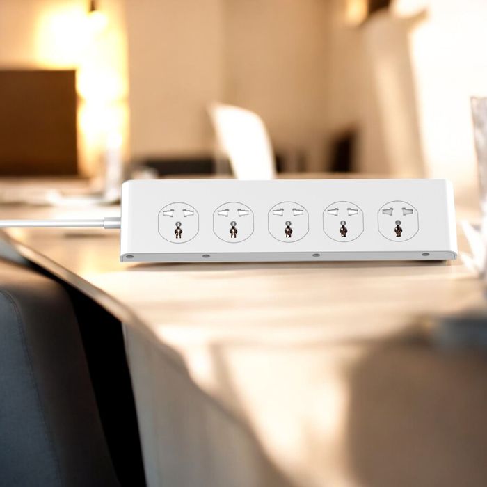 Ổ cắm điện Ldnio 10 lỗ 6 USB 2m SC10610 - bảng điều khiển