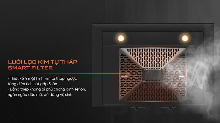 Lưới lọc - Máy hút mùi áp tường Junger Leopard HRJ-702L