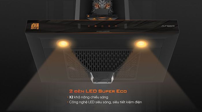 Đèn LED - Máy hút mùi áp tường Junger Leopard HRJ-702L