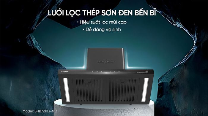 Lưới lọc - Máy hút mùi áp tường Sunhouse SHB72103-MD