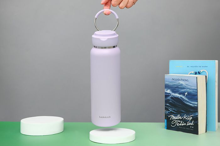 Bình giữ nhiệt inox 800 ml Lock&Lock Sling Ring Tumbler LHC4322LVOL