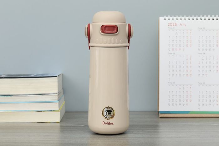 Bình giữ nhiệt Inox 550 ml Delites A209 Nâu