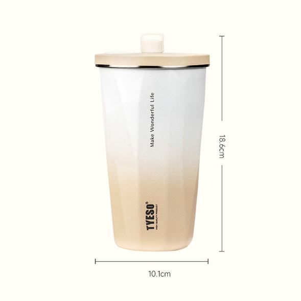 Ly giữ nhiệt inox 600ml TYESO 8848B dung tích lý tưởng