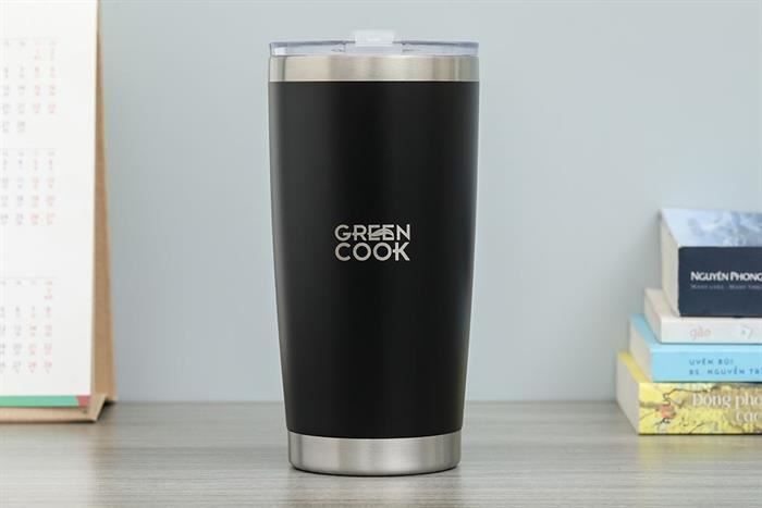 Ly giữ nhiệt inox 590 ml Green Cook GCC25-06 đen - Đặc điểm nổi bật