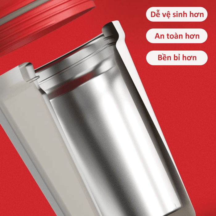 Ly giữ nhiệt inox 390 ml Kim Cương Coca Cola GERM GPS-2124VP-CCR - Lưu ý
