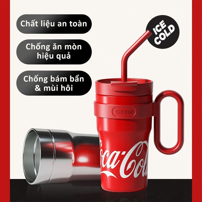Ly giữ nhiệt inox 750 ml Ice Box Coca Cola GERM GE-CK23AW-B63 -