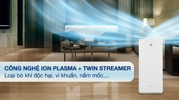 Công nghệ - Máy lọc không khí Daikin MCK70ZVM7-W 82W