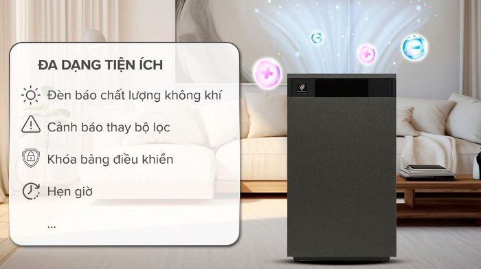 Máy lọc không khí Sharp FX-S120V-H 72W - Tiện ích