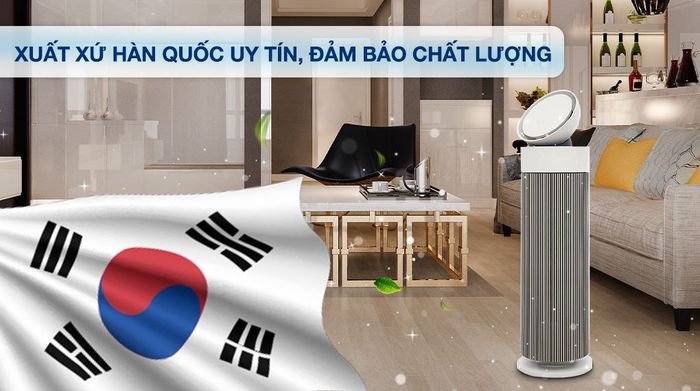 Xuất xứ - Máy lọc không khí LG PuriCare Aero Booster AS55GGSY0 55W