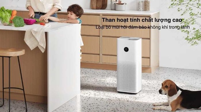 Máy lọc không khí Xiaomi Smart Air Purifier 4 Pro (BHR5056EU) 50W - Màng lọc than hoạt tính