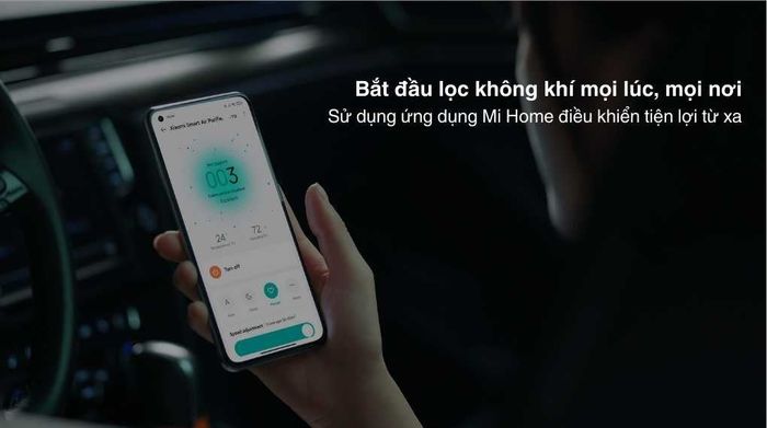Máy lọc không khí Xiaomi Smart Air Purifier 4 Pro (BHR5056EU) 50W - Tiện ích