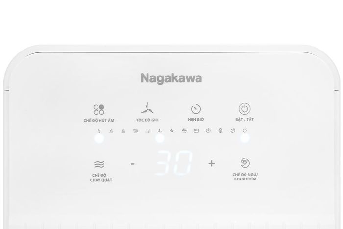 Bảng điều khiển - Máy hút ẩm Nagakawa NAD8555
