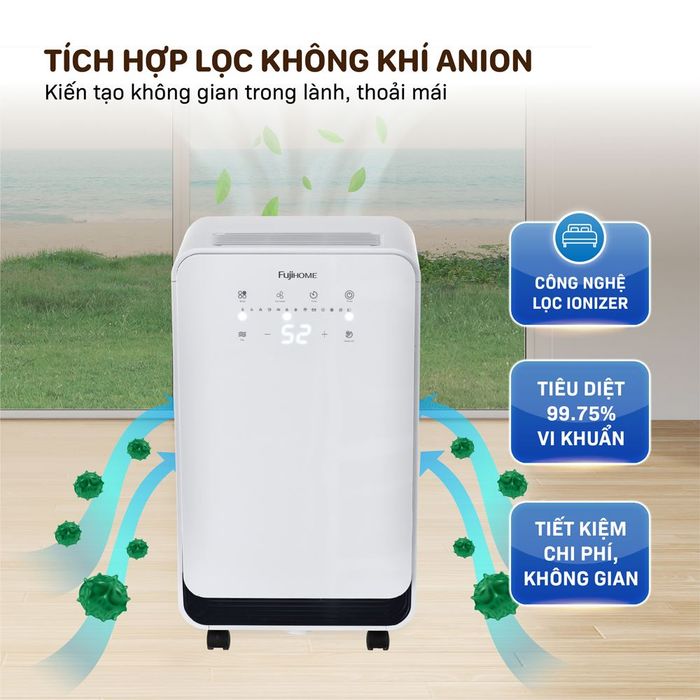 Máy hút ẩm FUJIHOME DH10 - Tính năng đặc biệt