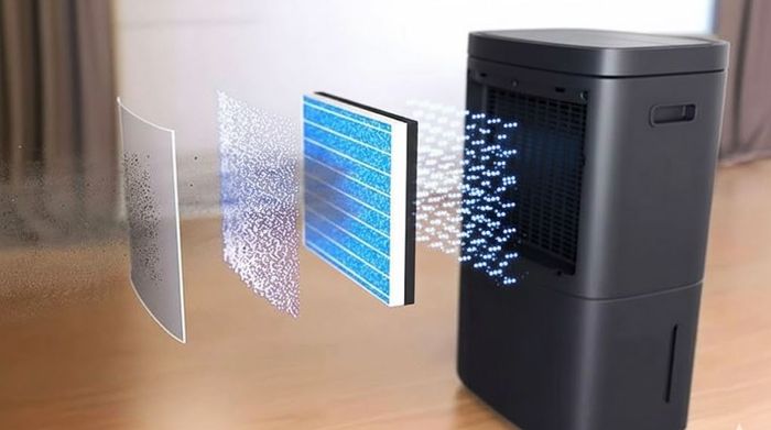 Máy hút ẩm kết hợp lọc không khí Electrolux EDH16TRBD3 - Bộ lọc