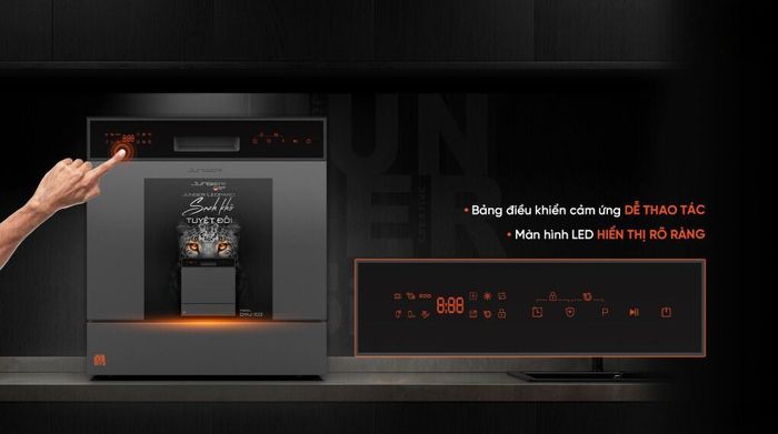 Máy rửa chén độc lập Junger Leopard DWJ-103 - Bảng điều khiển