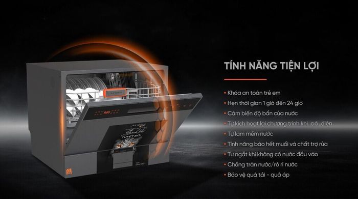 may-rua-chen-mini-junger-dwj-063 - Tiện ích