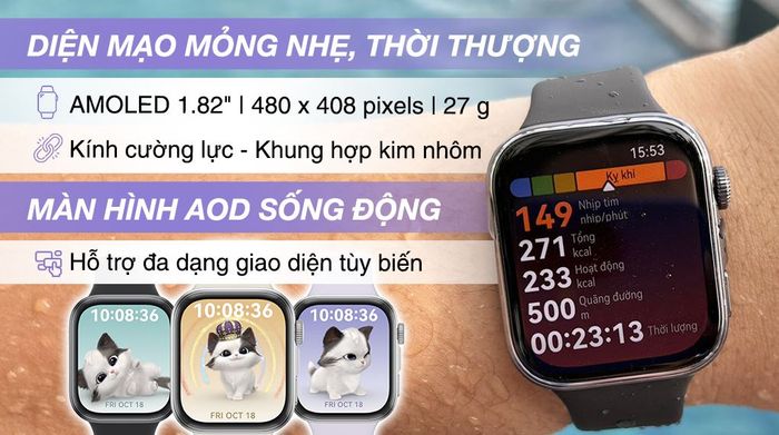 Huawei Watch Fit 4 dây silicone - Thiết kế 