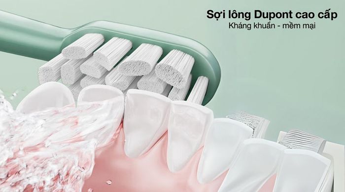 Sợi lông bàn chải Dupont - Bàn chải điện Flyco FT1701VN