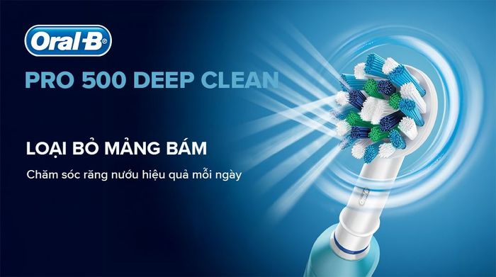 Vệ sinh răng miệng mỗi ngày - Bàn chải điện Oral-B Pro 500 Deep Clean D16.513