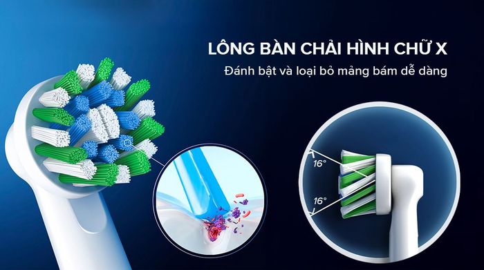 Đầu bàn chải - Bàn chải điện Oral-B Pro 500 Deep Clean D16.513