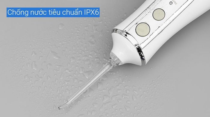 Chuẩn chống nước IPX6 - Máy tăm nước cầm tay Rapido RWW-300