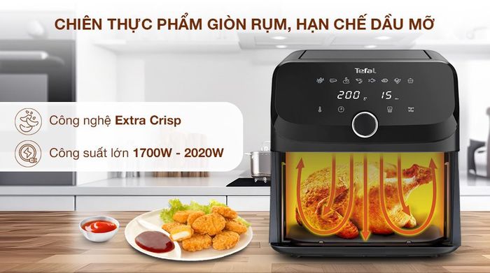 Nồi chiên không dầu Tefal EY855D68 7.5 lít - Công nghệ