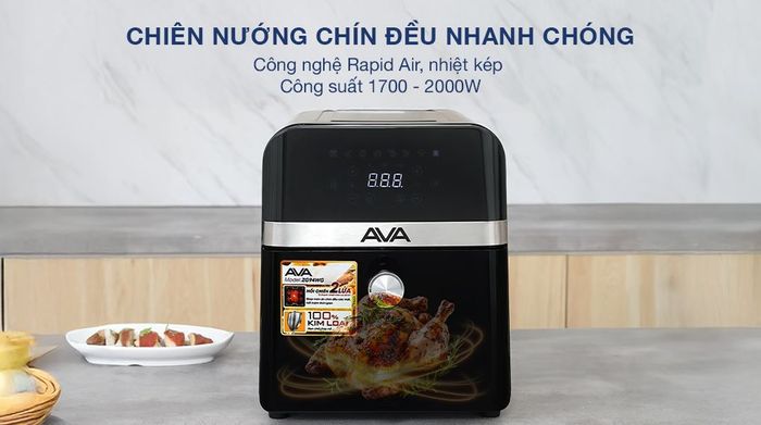 Nồi chiên không dầu AVA ZG94WG 9L - Công nghệ, công suất