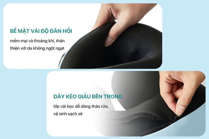 Chất liệu - Máy massage cổ Philips PPM3304