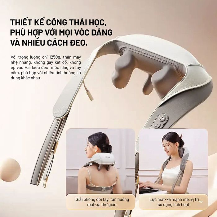 Máy massage cổ vai gáy Tech Love LF104A - thiết kế