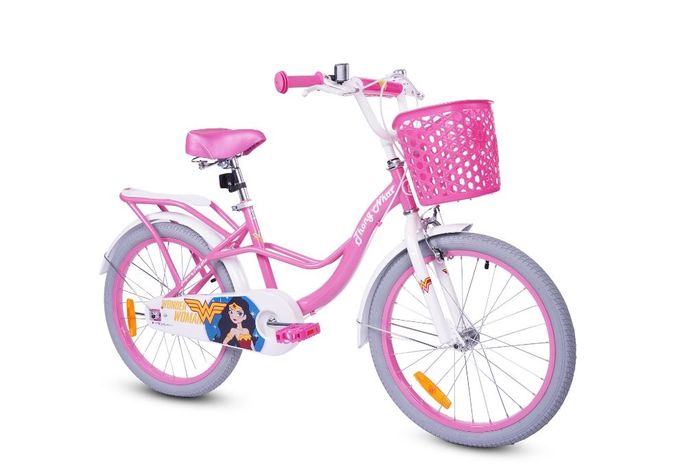 Xe Đạp Trẻ Em Nữ Thống Nhất Wonder Woman 20 inch Hồng