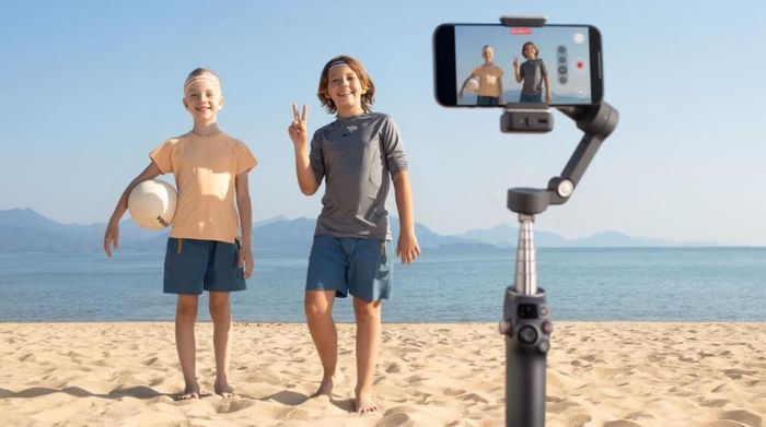 Thiết bị cầm tay chống rung cho điện thoại DJI Osmo Mobile 7P_DS507&DA100 - Điều khiển bằng cử chỉ thông minh