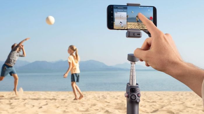 Thiết bị cầm tay chống rung cho điện thoại DJI Osmo Mobile 7P_DS507&DA100 - Tích hợp gậy nối dài