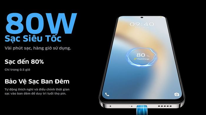 vivo V40 Lite 8GB/256GB - Sạc nhanh
