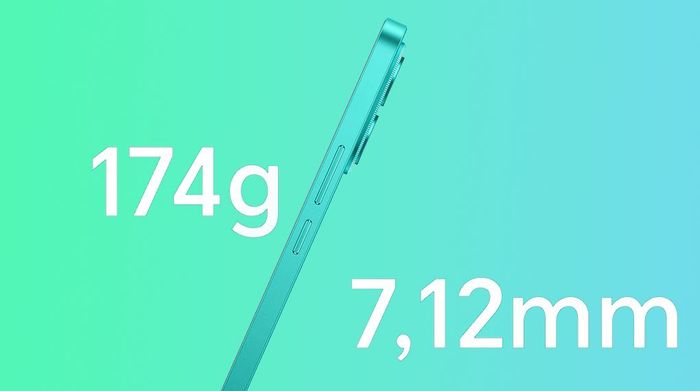 HONOR X8c 8GB/256GB - Thiết kế mỏng nhẹ