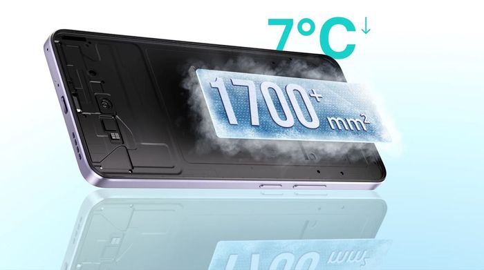 realme 14T 5G 8GB/256GB - Hệ thống làm mát