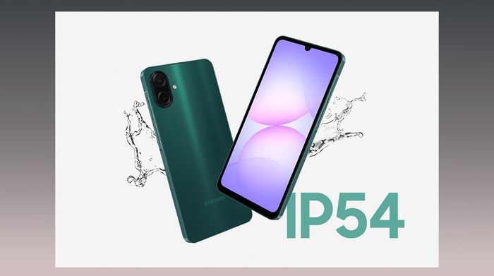 Samsung Galaxy A07 4GB/64GB - Hỗ trợ chuẩn IP54