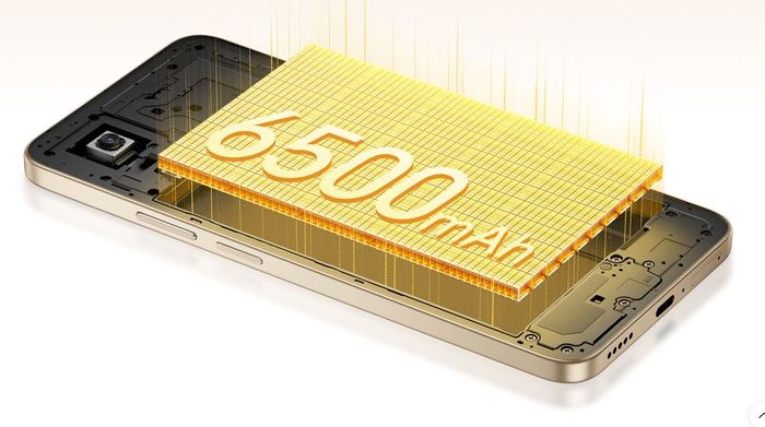 HONOR X7d sở hữu pin 6500 mAh, sạc nhanh 35W, giúp bạn thoải mái dùng lâu, nhanh chóng quay lại công việc, giải trí