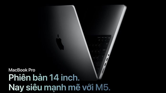 Thiết kế MacBook Pro 14 inch M5 mỏng nhẹ, thân nhôm cao cấp, kiểu dáng tinh tế, giúp bạn tự tin thể hiện phong cách cá nhân mọi lúc, mọi nơi.